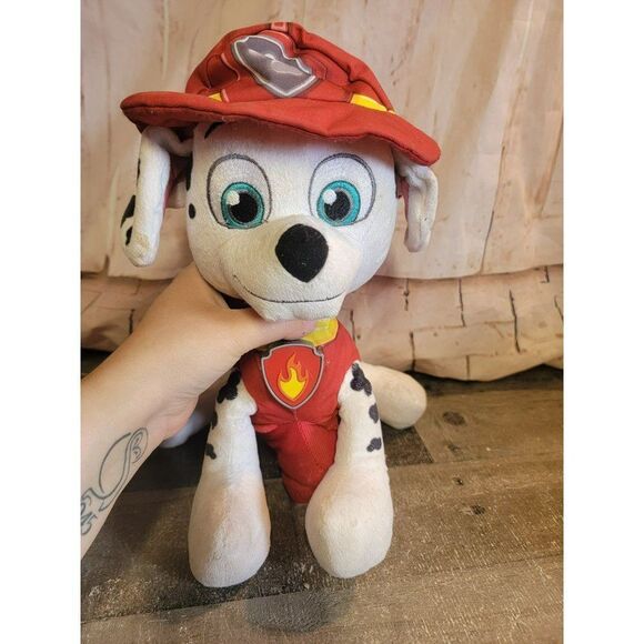 Paw Patrol SML 2017 AS IS Marshall plush stuffed animal toy figure Disney - Picture 2 of 6